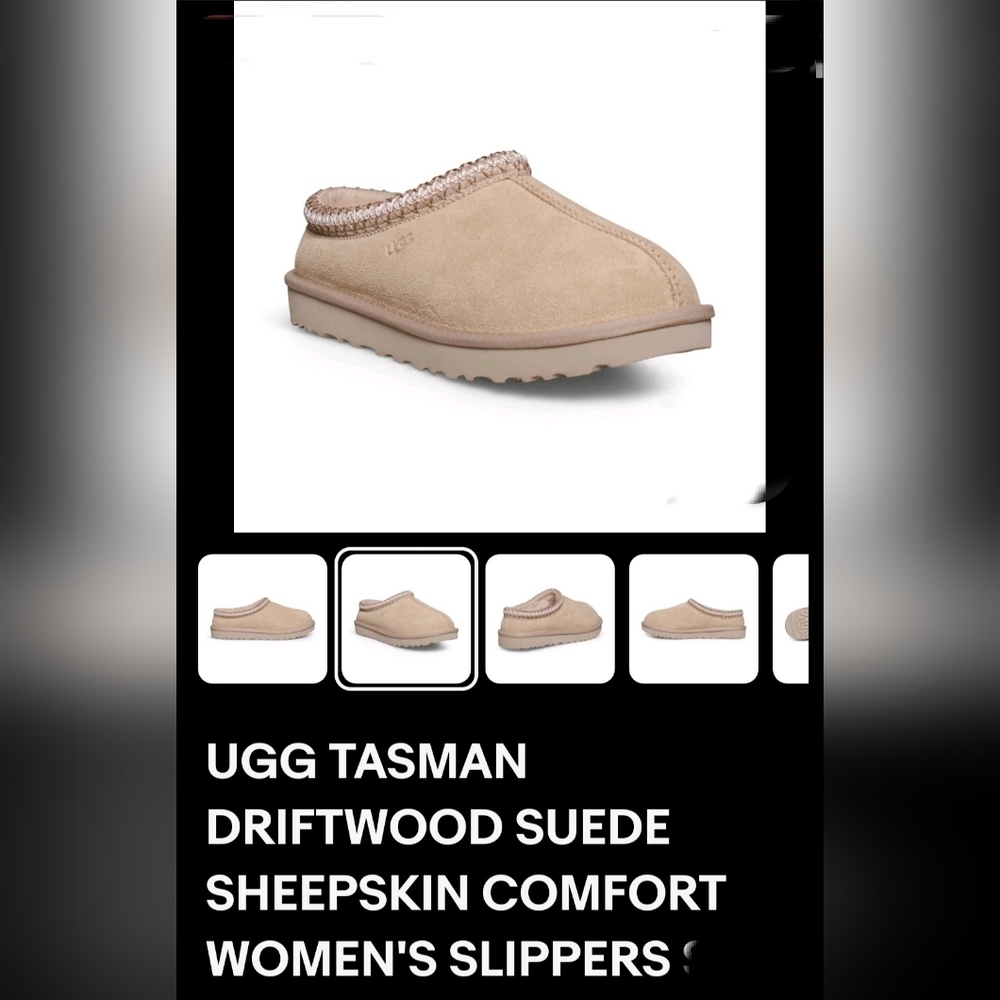 UGG Tasman Driftwood Suede Women's Shoes